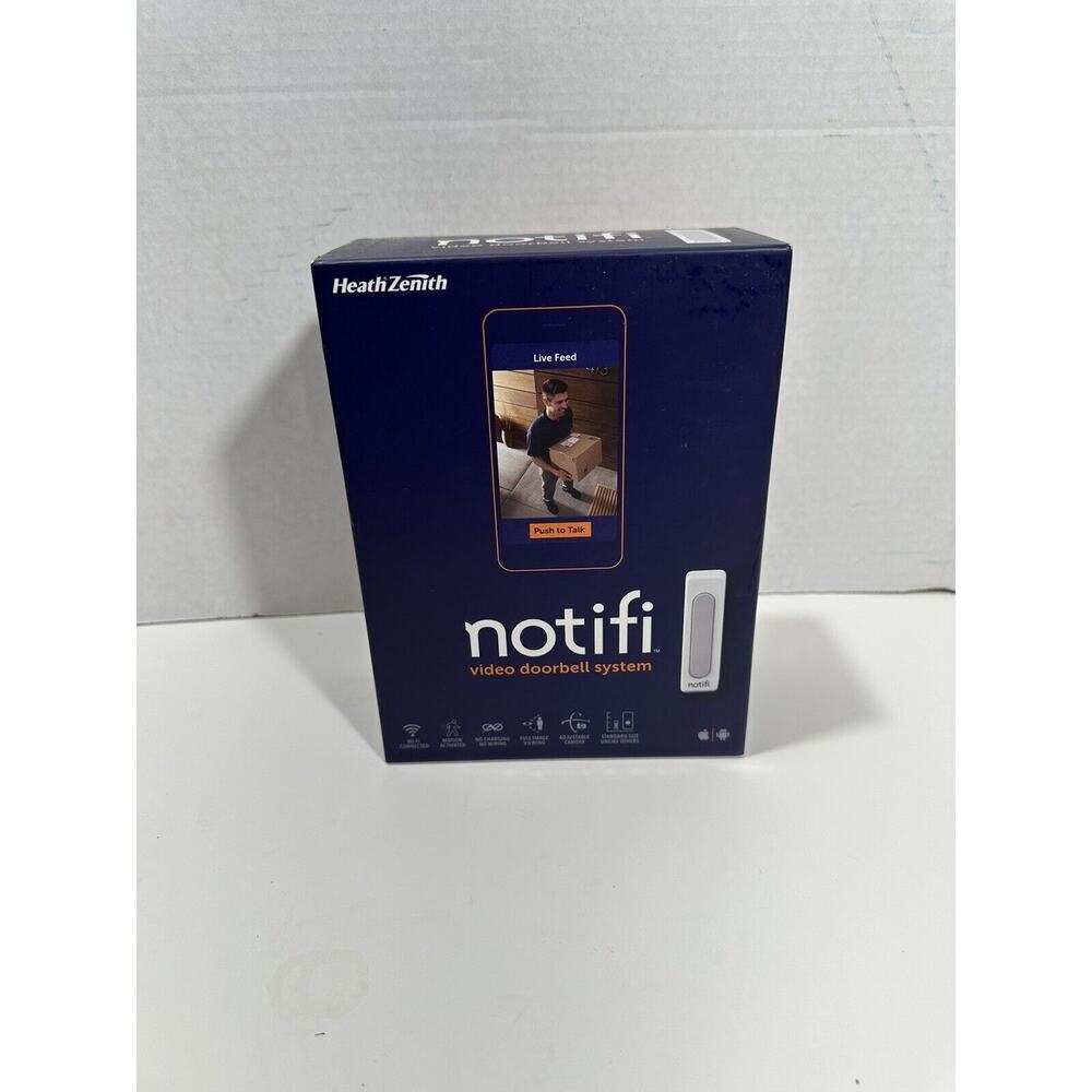 Heath Zenith‎ Notifi Video Doorbell System Camera Chime Doorbell Bulb SL3010-00